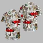 Santa German Shepherd Christmas Hawaiian Shirt