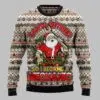 Santa Rerired So I Became A Mechanic Ugly Christmas Sweater 2