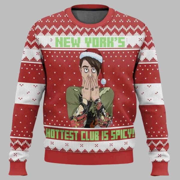 Saturday Night Live Stefon New York's hottest club is Spicy Ugly Christmas Sweater 2