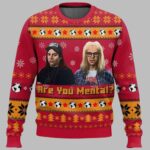 Saturday Night Live-Wayne’s World Are you Mental Ugly Christmas Sweater