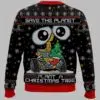 Save The Planet Plant A Christmas Tree WALL E Ugly Christmas Sweater 1