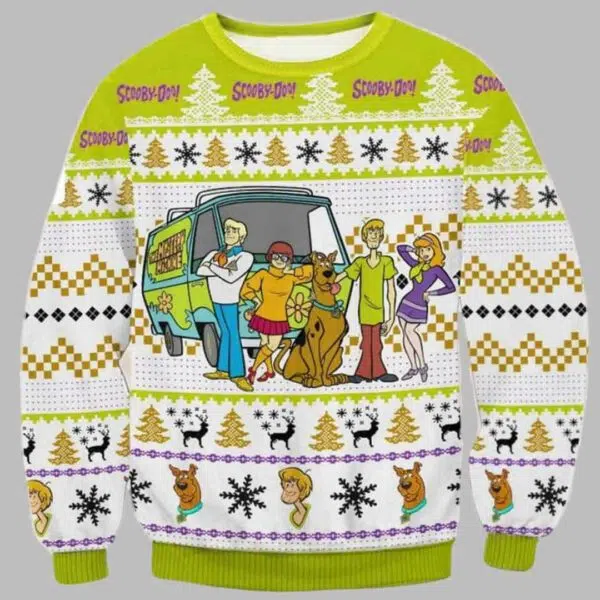 Scooby Doo And Friends Ugly Christmas Sweater 3