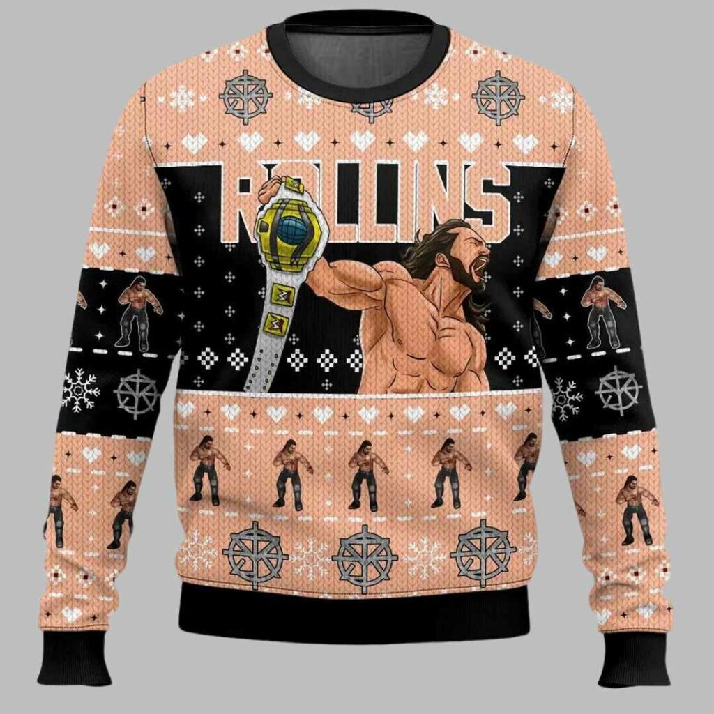 Seth Rollins Ugly Christmas Sweater 3