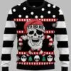 Skull Santa Yo Ho Ho Merry Creepmas Ugly Christmas Sweater 2