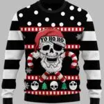 Skull Santa Yo Ho Ho Merry Creepmas Ugly Christmas Sweater