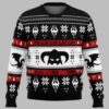 Skyrim Dragon Fa La La La La Ugly Christmas Sweater 2