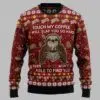 Sloth Coffee Ugly Christmas Sweater 1