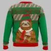 Sloth Santa Ugly Christmas Sweater 3