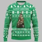 Slothy Tree Christmas Ugly Sweater