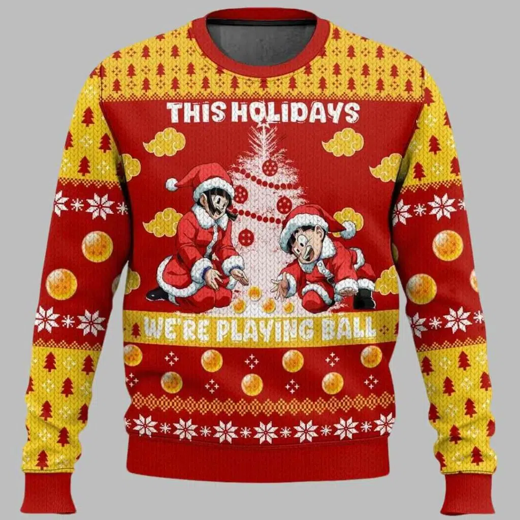 Son Goku Dragon Ball Z Ugly Christmas Sweater 2