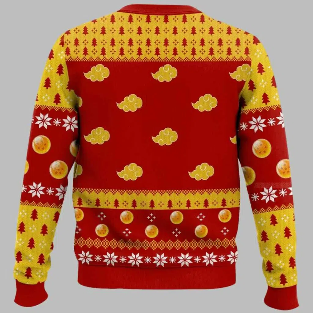 Son Goku Dragon Ball Z Ugly Christmas Sweater 3