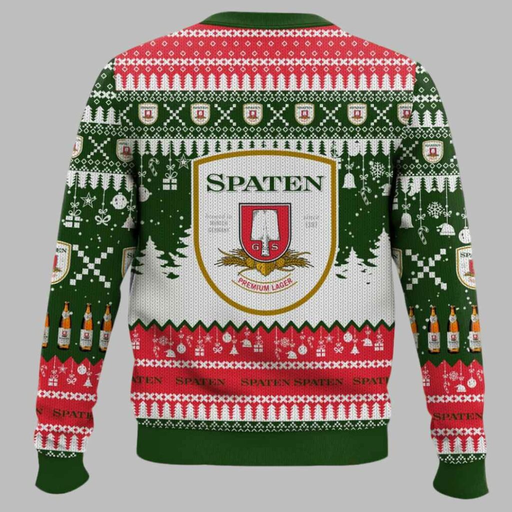 Spaten German Beer Ugly Christmas Sweater 3 Spaten German Beer Ugly Christmas Sweater 3