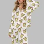 Spicy Margarita Cocktail Satin Pajama Set