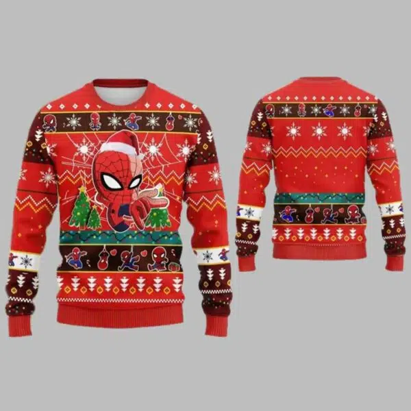 Spider Man Christmas Ugly Christmas Sweater 2