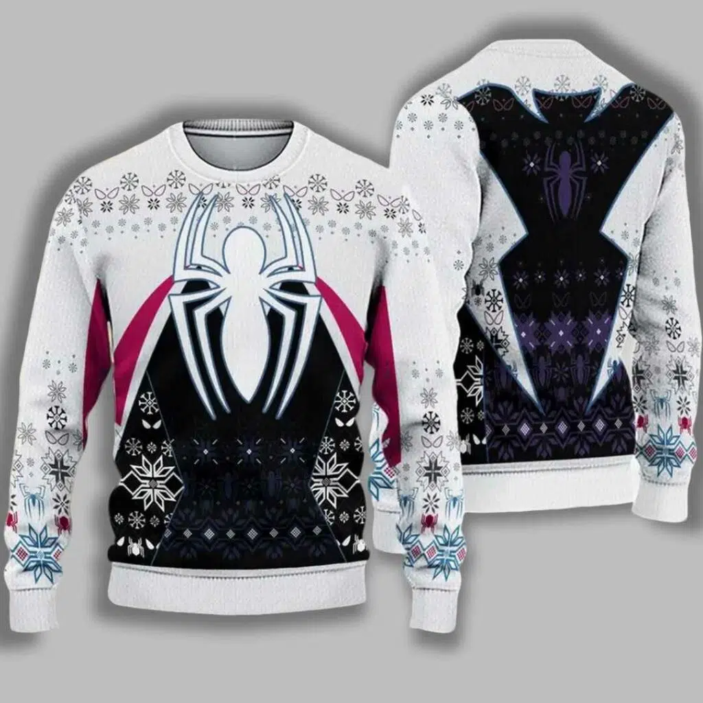 Spider Man Gwen Stacy Ugly Christmas Sweater 3