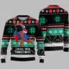 Spider Man Swing Into Christmas Ugly Christmas Sweater 2