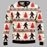 Stylish Bigfoot Ugly Christmas Sweater