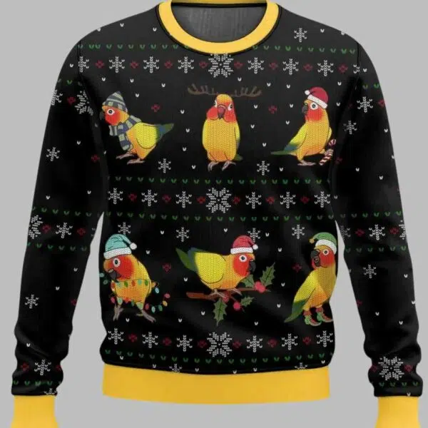 Sun Conure Ugly Christmas Sweater 1