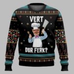 Swedish Chef Vert Der Ferk Ugly Christmas Sweater