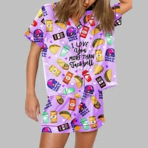 Taco Bell Print Pajama Set 2