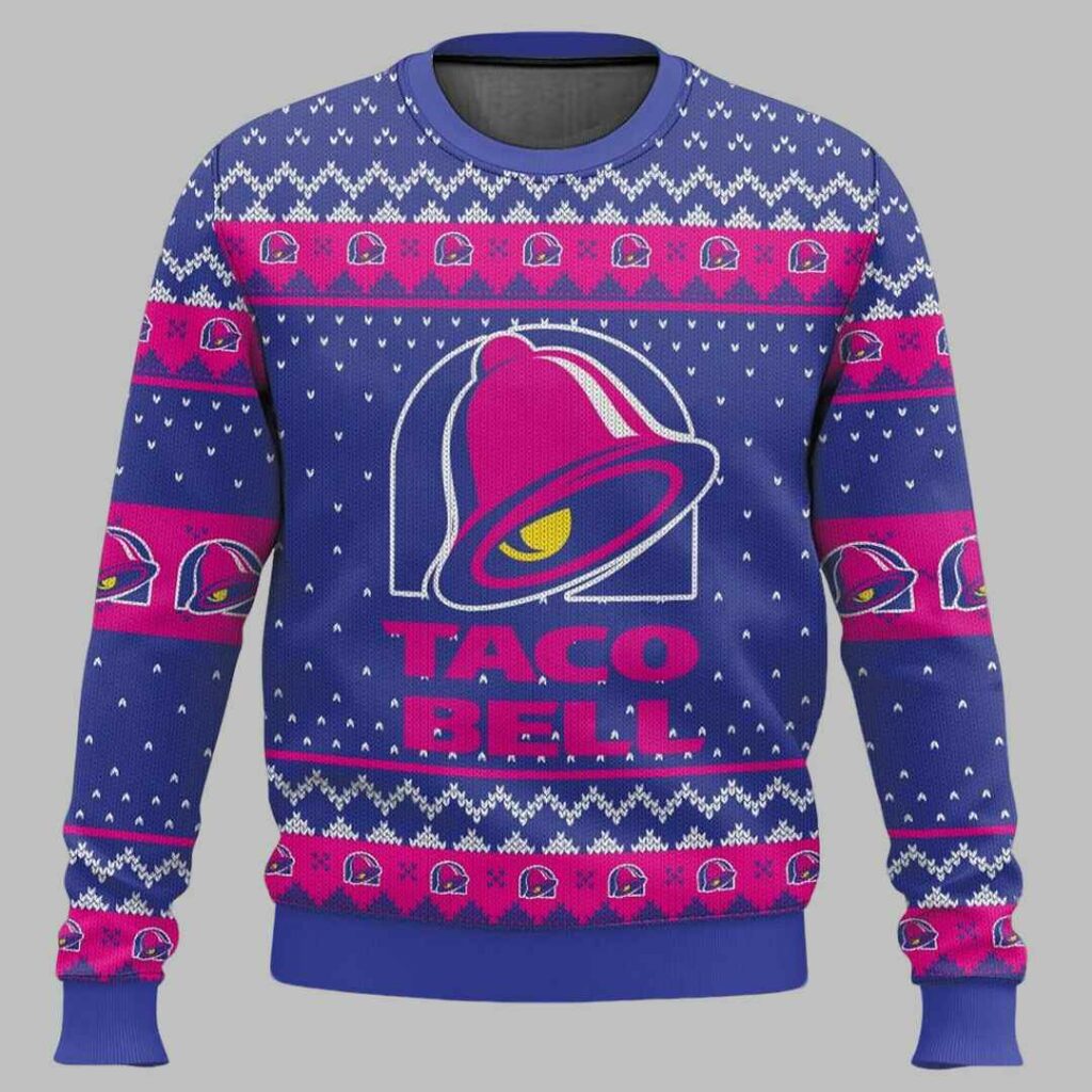 Taco Bell Ugly Christmas Sweater 2 Taco Bell Ugly Christmas Sweater 2