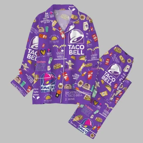 Taco Bell Wine Pajama Set 2