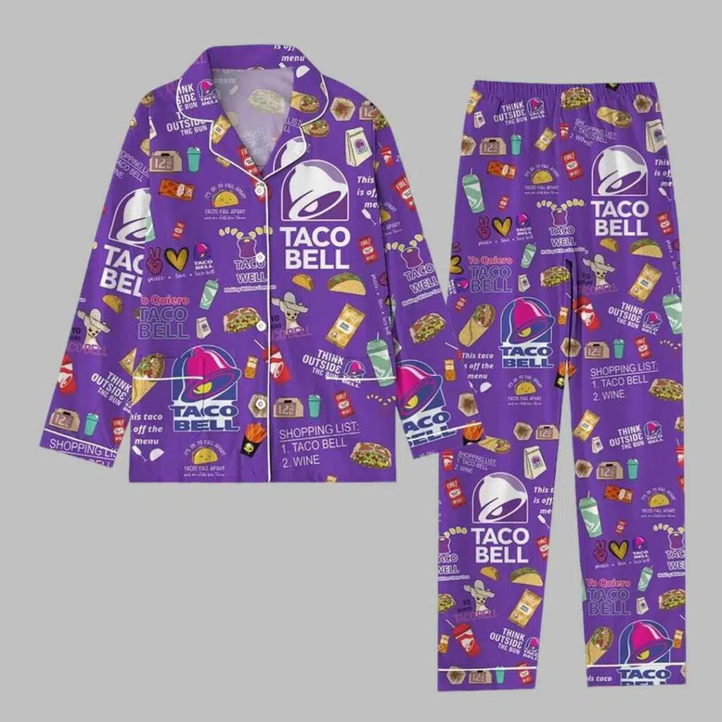 Taco Bell Wine Pajama Set 3