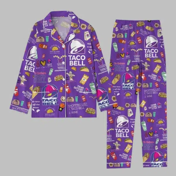 Taco Bell Wine Pajama Set 3