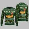 Taco Dachshund Santa Hat Ugly Christmas Sweater 3