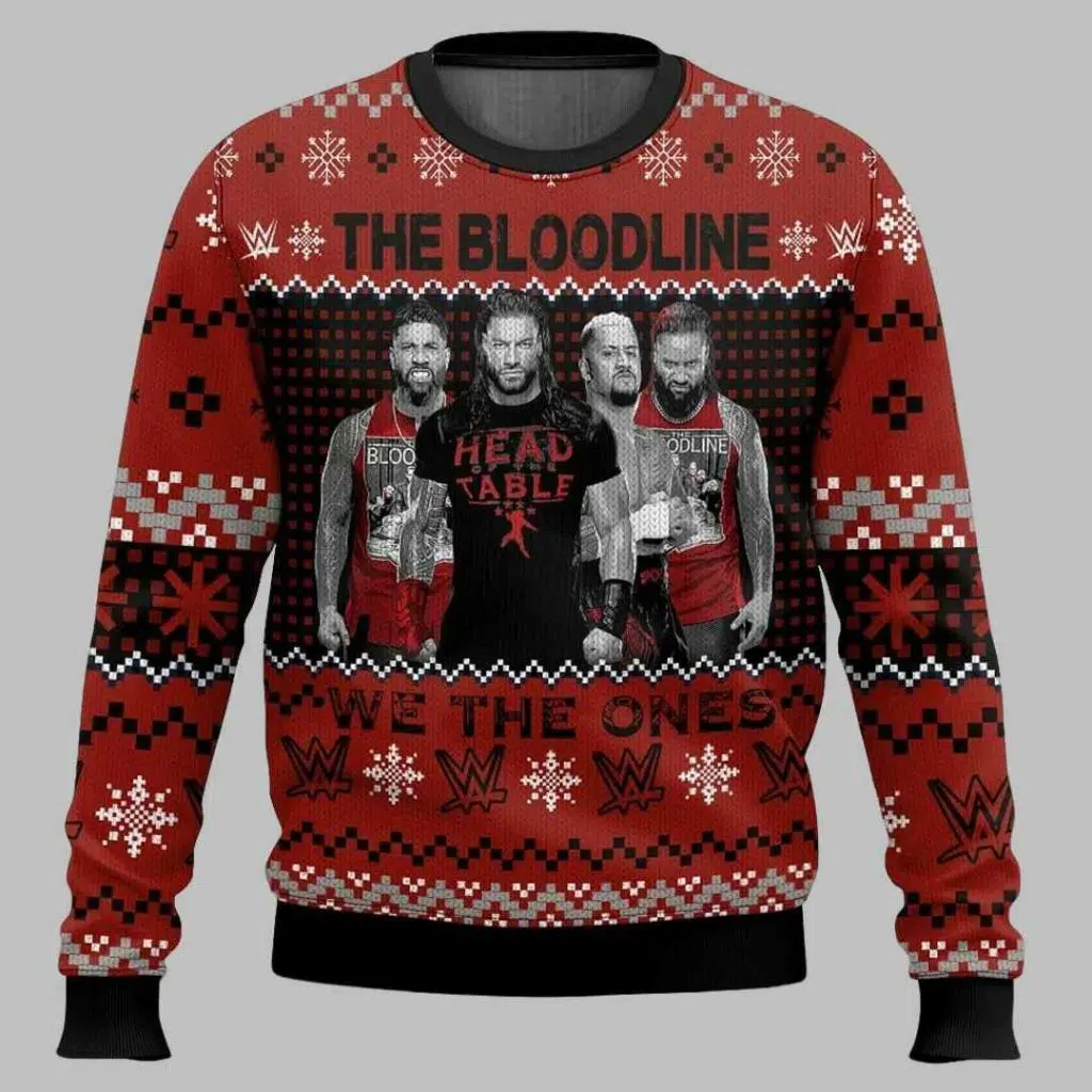 The Bloodline WWE Ugly Christmas Sweater 2