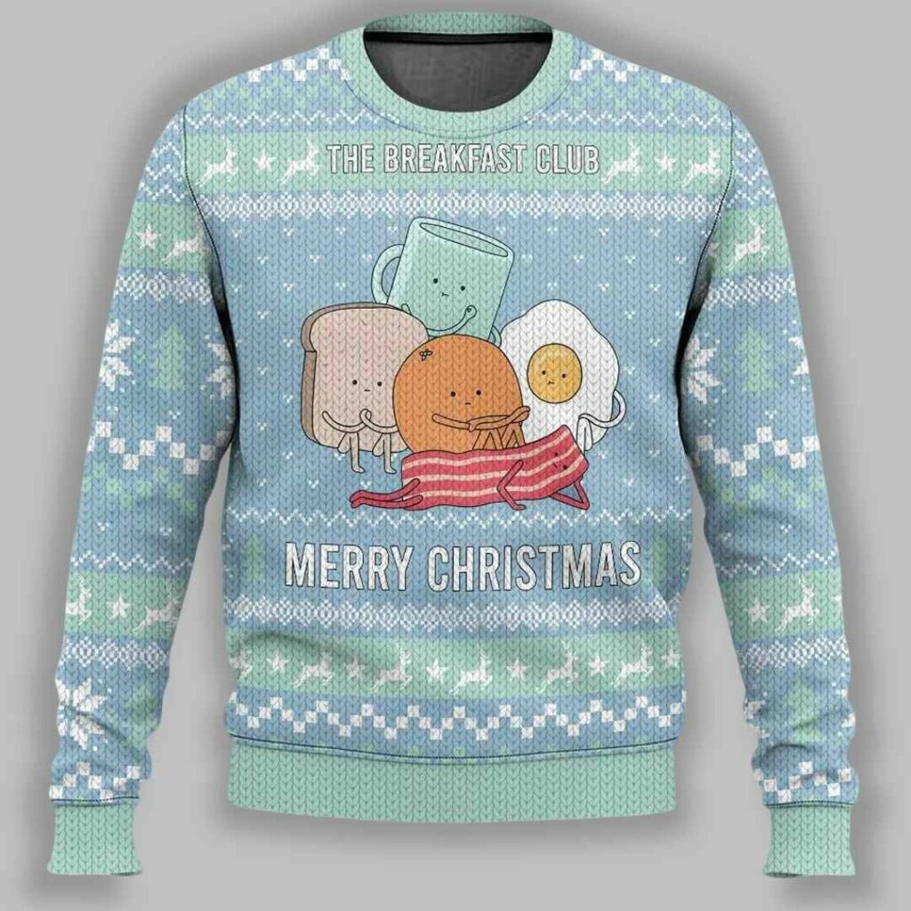 The Breakfast Club Christmas Ugly Christmas Sweater 2 The Breakfast Club Christmas Ugly Christmas Sweater 2
