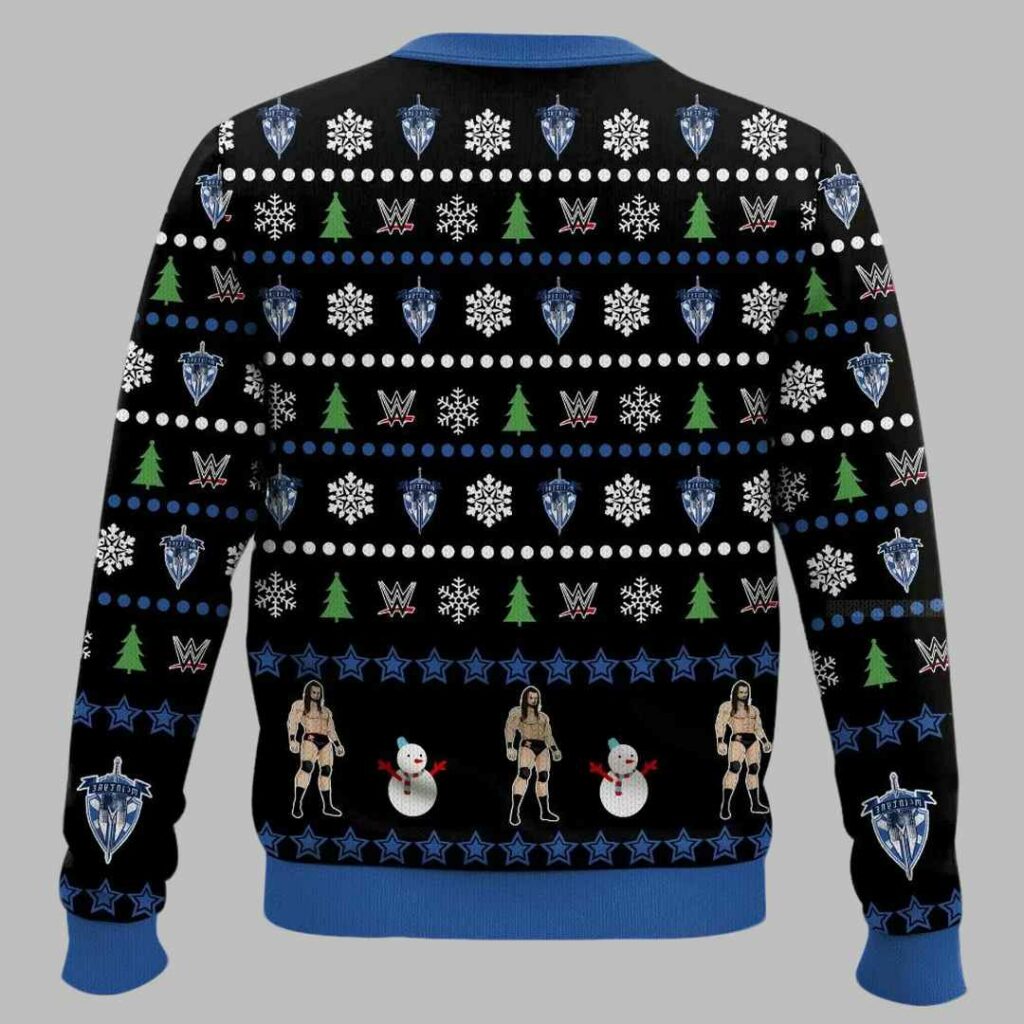 The Chosen One Drew McIntyre Ugly Christmas Sweater 3