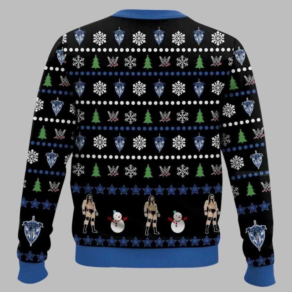 The Chosen One Drew McIntyre Ugly Christmas Sweater 3