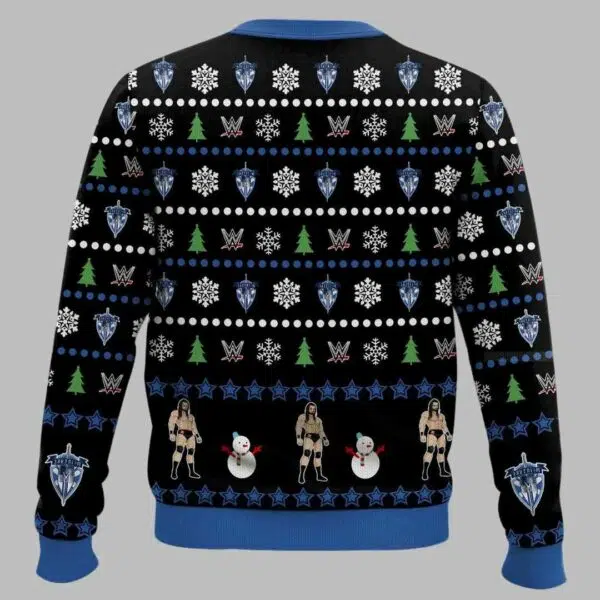 The Chosen One Drew McIntyre Ugly Christmas Sweater 3