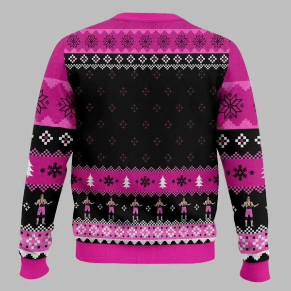 The Hitman Bret Hart Ugly Christmas Sweater 3