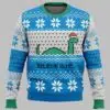 The Loch Ness Monster Believe In Me Nessie Ugly Christmas Sweater 2