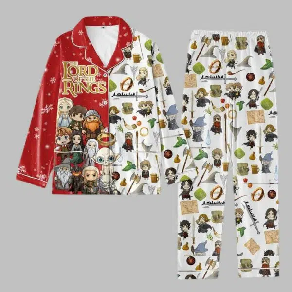 The Lord Of Rings Christmas Pajama Set 3