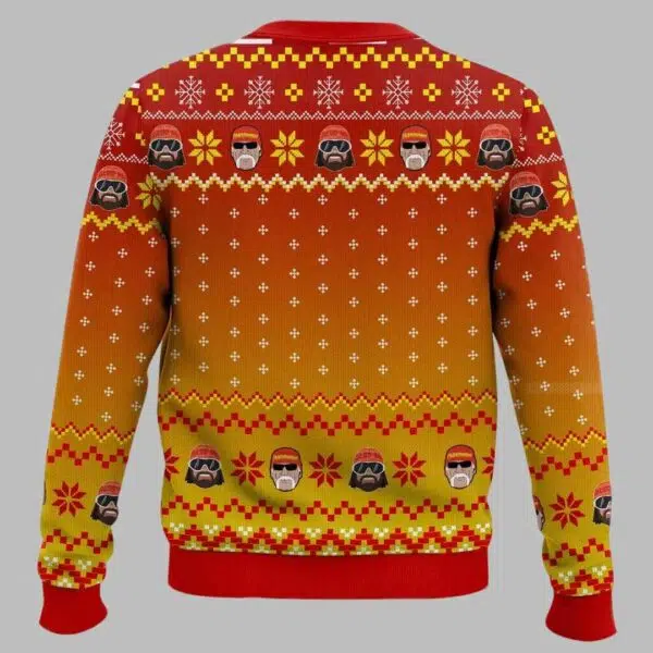 The Mega Powers Wrestlers Macho Man and Hulk Hogan Ugly Christmas Sweater 2