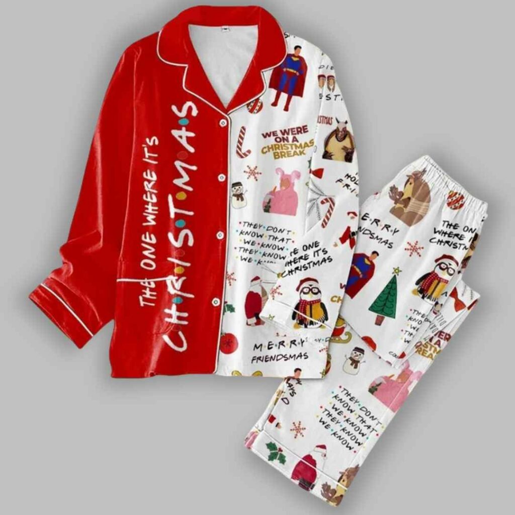 The One Where It's Christmas Holidays Pajama Set 2