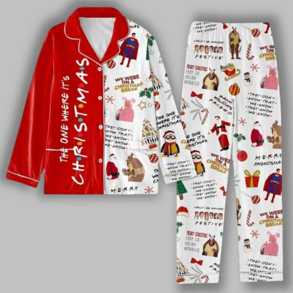 The One Where It's Christmas Holidays Pajama Set 3