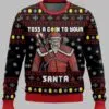 The Witcher Santa Claus Toss A Coin To Your Ugly Christmas Sweater 1