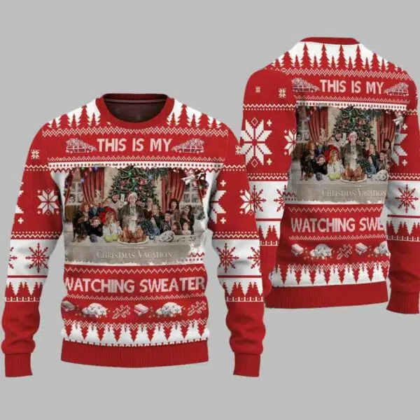 This is My Watching Christmas Ugly Christmas Sweater 1