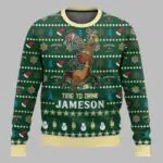 Time To Drink Jameson Ugly Christmas Sweater