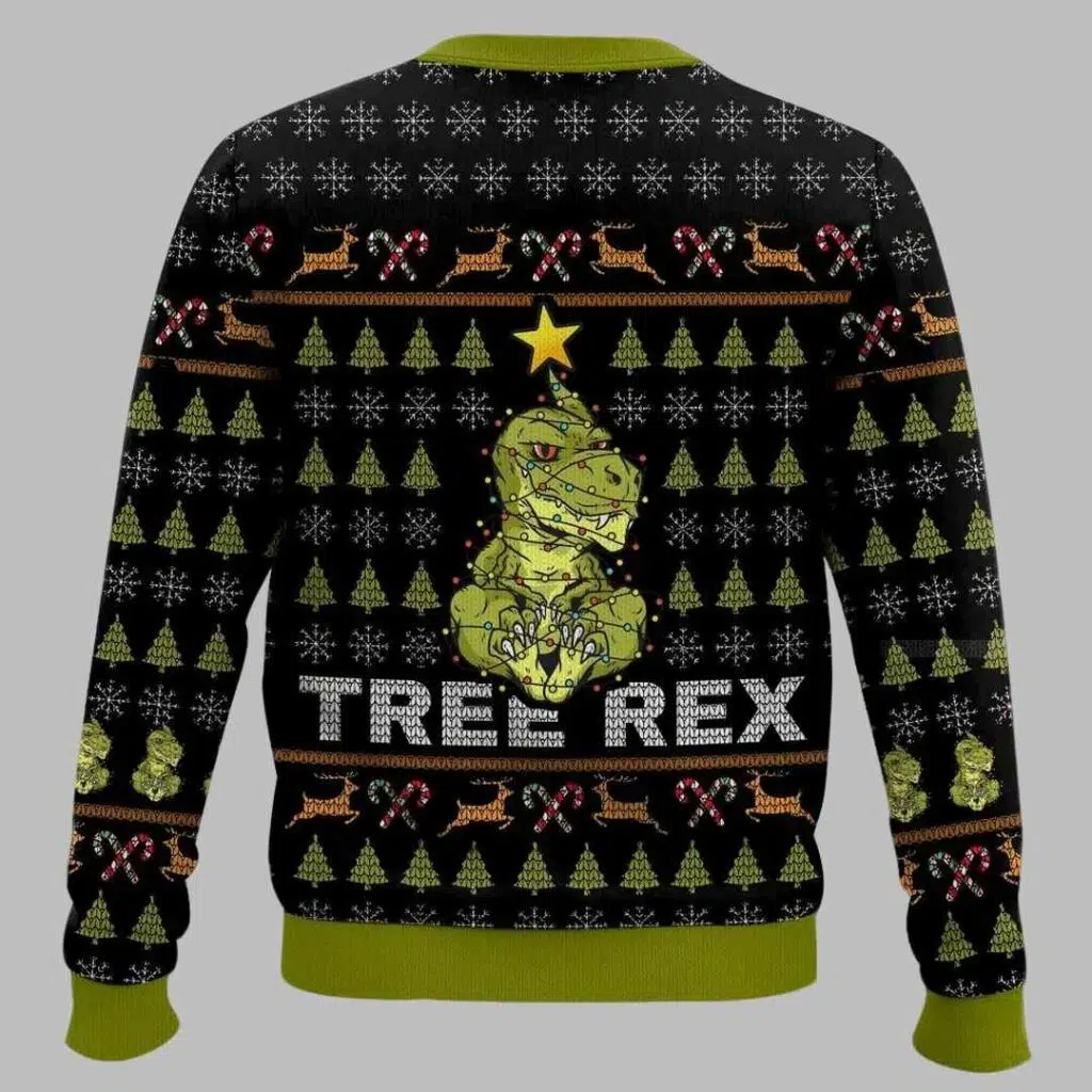 Tree Rex Ugly Christmas Sweater 2