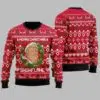 Trump Merry Christmas Snowflake Ugly Christmas Sweater 3