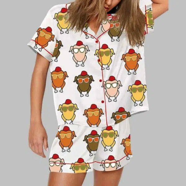 Turkey Thanksgiving Pajama Set 2