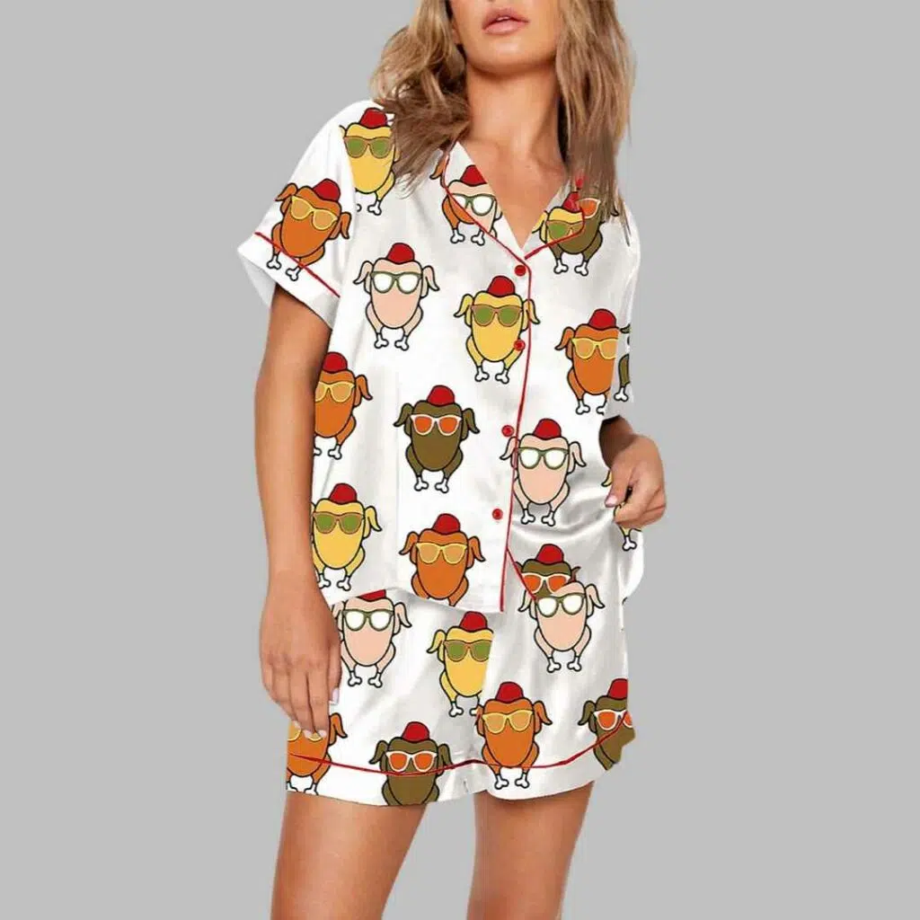 Turkey Thanksgiving Pajama Set 3