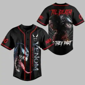 Venom The Last Dance Custom Jersey 2024 2