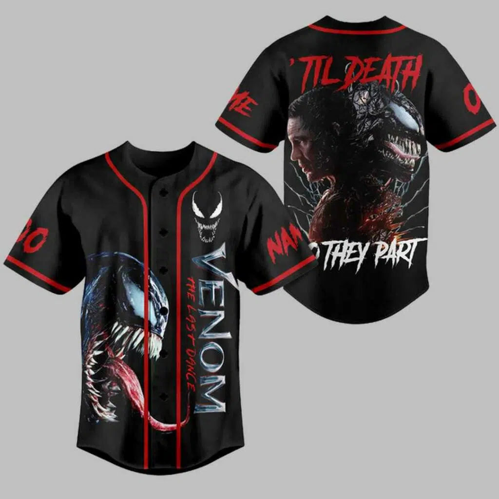 Venom The Last Dance Custom Jersey 2024 3