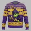 Vikings Grinch Ugly Christmas Sweater 3